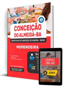 Apostila Prefeitura de Conceição do Almeida-BA 2026 - Merendeira - Imagem 1