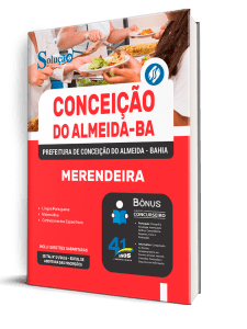 Apostila Prefeitura de Conceição do Almeida-BA 2026 - Merendeira - Imagem 2