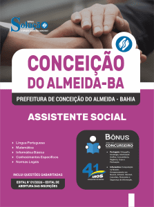 Apostila Prefeitura de Conceição do Almeida-BA 2026 - Assistente Social - Imagem 3