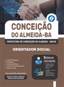 Apostila Prefeitura de Conceição do Almeida-BA 2026 - Orientador Social - Imagem 3