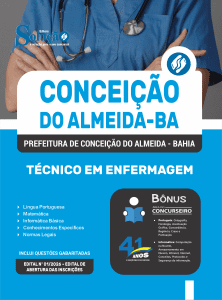 Apostila Prefeitura de Conceição do Almeida-BA 2026 - Técnico em Enfermagem - Imagem 3