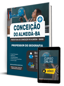 Apostila Prefeitura de Conceição do Almeida-BA 2026 - Professor de Geografia - Imagem 1
