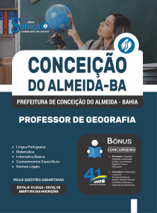 Apostila Prefeitura de Conceição do Almeida-BA 2026 - Professor de Geografia - Imagem 3
