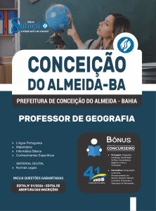 Apostila Prefeitura de Conceição do Almeida-BA 2026 - Professor de Geografia - Imagem 3