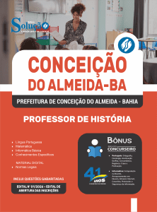 Apostila Prefeitura de Conceição do Almeida-BA 2026 - Professor de História - Imagem 3