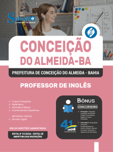 Apostila Prefeitura de Conceição do Almeida-BA 2026 - Professor de Inglês - Imagem 3