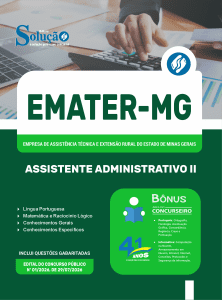 Apostila EMATER-MG 2026 - Assistente Administrativo II - Imagem 3