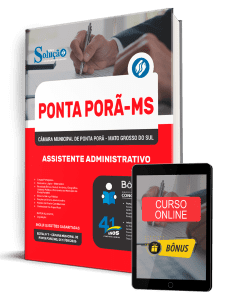 Apostila Câmara de Ponta Porã-MS 2026 - Assistente Administrativo - Imagem 1