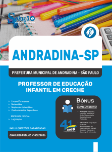 Apostila Prefeitura de Andradina-SP 2026 - Professor de Educação Infantil em Creche - Imagem 3