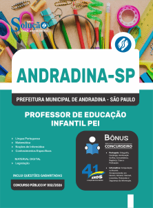 Apostila Prefeitura de Andradina-SP 2026 - Professor de Educação Infantil - PEI - Imagem 3