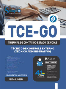 Apostila TCE-GO 2026 - Técnico de Controle Externo - Especialidade: Técnico Administrativo - Imagem 3