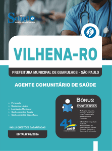 Apostila Prefeitura de Vilhena-RO 2026 - Agente Comunitário de Saúde (ACS) - Imagem 3
