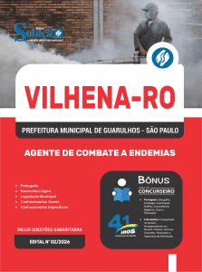 Apostila Prefeitura de Vilhena-RO 2026 - Agente de Combate a Endemias (ACE) - Imagem 3