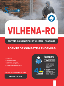 Apostila Prefeitura de Vilhena-RO 2026 - Agente de Combate a Endemias (ACE) - Imagem 3