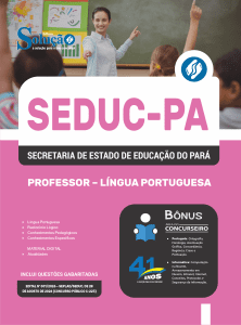 Apostila SEDUC-PA 2026 - Professor - Língua Portuguesa - Imagem 3