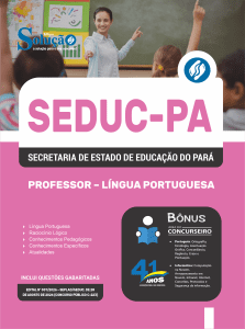 Apostila SEDUC-PA 2026 - Professor - Língua Portuguesa - Imagem 3