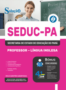 Apostila SEDUC-PA 2026 - Professor - Língua Inglesa - Imagem 3