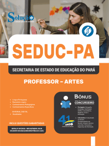 Apostila SEDUC-PA 2026 - Professor - Artes - Imagem 3