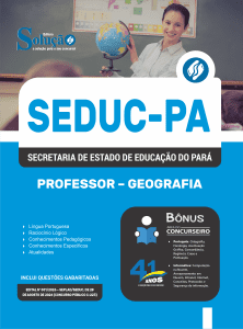 Apostila SEDUC-PA 2026 - Professor - Geografia - Imagem 3