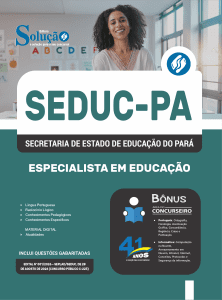 Apostila SEDUC-PA 2026 - Especialista em Educação - Imagem 3