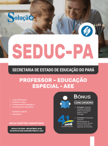 Apostila SEDUC-PA 2026 - Professor - Educação Especial - AEE - Imagem 3