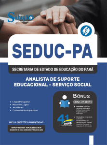 Apostila SEDUC-PA 2026 - Analista de Suporte Educacional - Serviço Social - Imagem 3