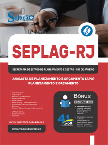 Apostila SEPLAG-RJ 2026 - Analista de Planejamento e Orçamento (APO) - Planejamento e Orçamento - Imagem 3