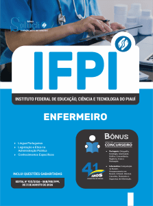 Apostila IFPI 2026 - Técnico-Administrativo em Educação - Enfermeiro - Imagem 3