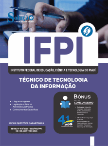 Apostila IFPI 2026 - Técnico-Administrativo em Educação - Técnico de Tecnologia da Informação - Imagem 3