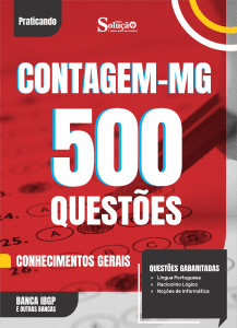 Caderno de Questões Prefeitura de Contagem-MG - Conhecimentos Gerais - 500 Questões Gabaritadas - Imagem 2