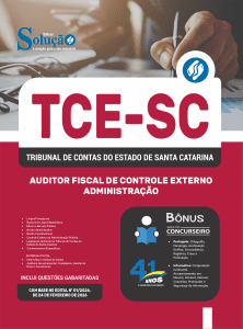 Apostila TCE-SC 2026 - Auditor Fiscal de Controle Externo - Administração - Imagem 3