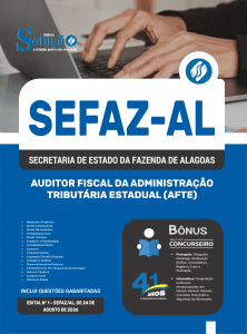 Apostila SEFAZ-AL 2026 - Auditor Fiscal da Administração Tributária Estadual (AFTE) - Imagem 3