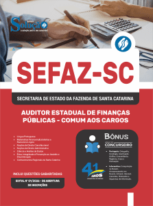 Apostila SEFAZ-SC 2026 - Auditor Estadual de Finanças Públicas - Comum aos Cargos - Imagem 3