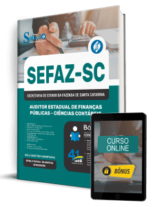 Apostila SEFAZ-SC 2026 - Auditor Estadual de Finanças Públicas - Ciências Contábeis - Imagem 1