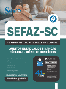 Apostila SEFAZ-SC 2026 - Auditor Estadual de Finanças Públicas - Ciências Contábeis - Imagem 3