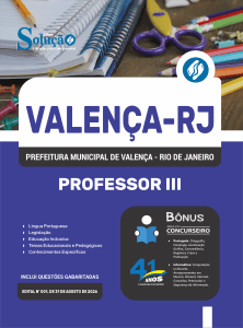 Apostila Prefeitura de Valença-RJ 2026 - Professor III - Imagem 3
