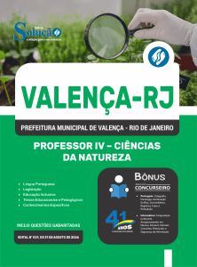 Apostila Prefeitura de Valença-RJ 2026 - Professor IV - Ciências da Natureza - Imagem 3