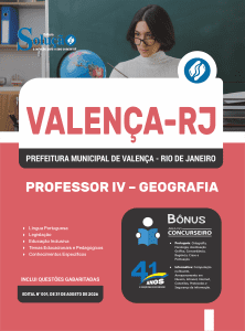 Apostila Prefeitura de Valença-RJ 2026 - Professor IV - Geografia - Imagem 3