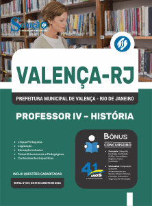 Apostila Prefeitura de Valença-RJ 2026 - Professor IV - História - Imagem 3