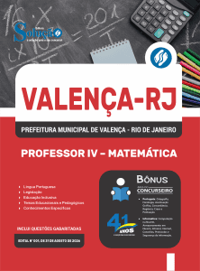 Apostila Prefeitura de Valença-RJ 2026 - Professor IV - Matemática - Imagem 2