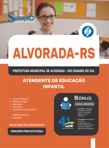 Apostila Prefeitura de Alvorada-RS 2026 - Atendente de Educação Infantil - Imagem 3