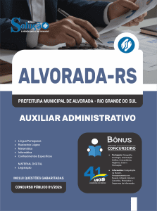Apostila Prefeitura de Alvorada-RS 2026 - Auxiliar Administrativo - Imagem 3