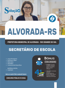 Apostila Prefeitura de Alvorada-RS 2026 - Secretário de Escola - Imagem 3