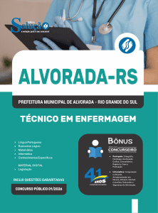 Apostila Prefeitura de Alvorada-RS 2026 - Técnico em Enfermagem - Imagem 3