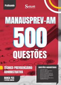 Caderno de Questões MANAUSPREV - Técnico Previdenciário - Administrativa - 500 Questões Gabaritadas - Imagem 2