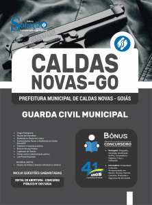 Apostila Prefeitura de Caldas Novas-GO 2026 em PDF - Guarda Civil Municipal - Imagem 1