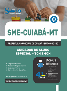 Apostila SME-Cuiabá-MT 2026 - Cuidador de Aluno Especial - 30h e 40h - Imagem 3