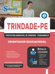 Apostila Prefeitura de Trindade-PE 2026 - Orientador Educacional - Imagem 3