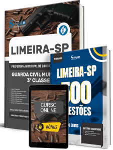 Combo Prefeitura de Limeira - SP 2026 - Guarda Civil Municipal - 3ª Classe - Imagem 1