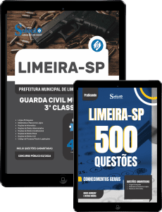 Combo Prefeitura de Limeira - SP 2026 - Guarda Civil Municipal - 3ª Classe - Imagem 1